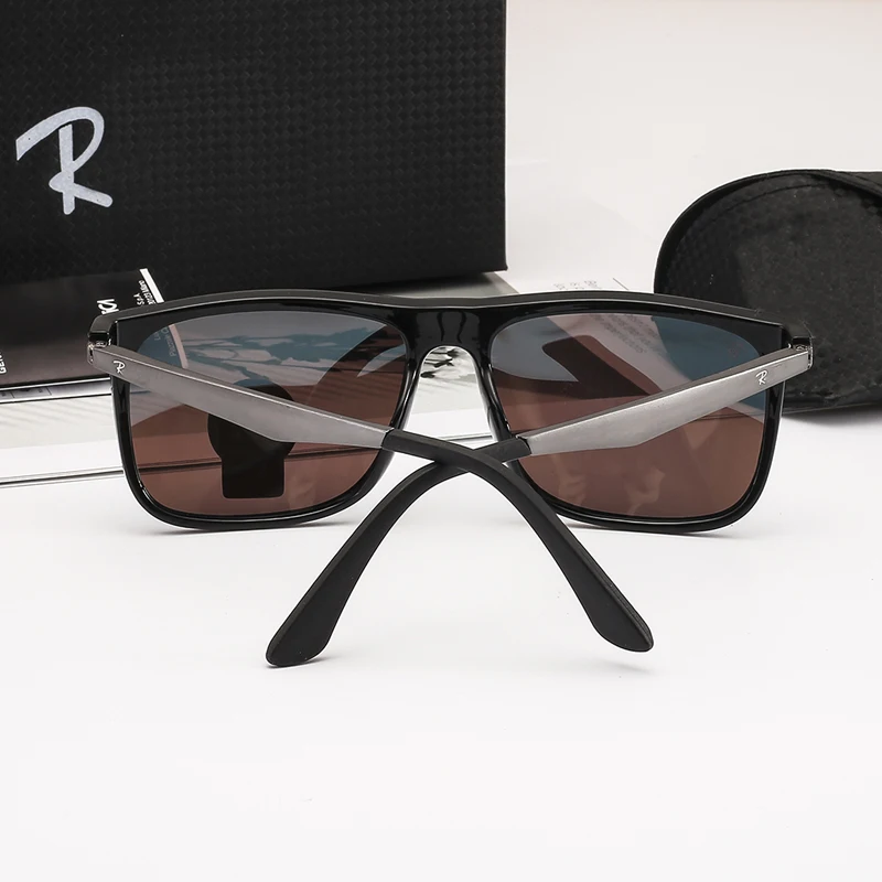 New Sunglasses Men Brand Design Fashion Polarized Sunglasses Outdoor Driving Eyewear UV400 Colorful sun glasses 4 Colors
