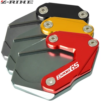 

For BMW R1200GS R 1200 GS LC ADV adventure Rallye 2013-2019 2017 2018 Motorcycle CNC Side Stand Extension Enlarger logo R1200 GS