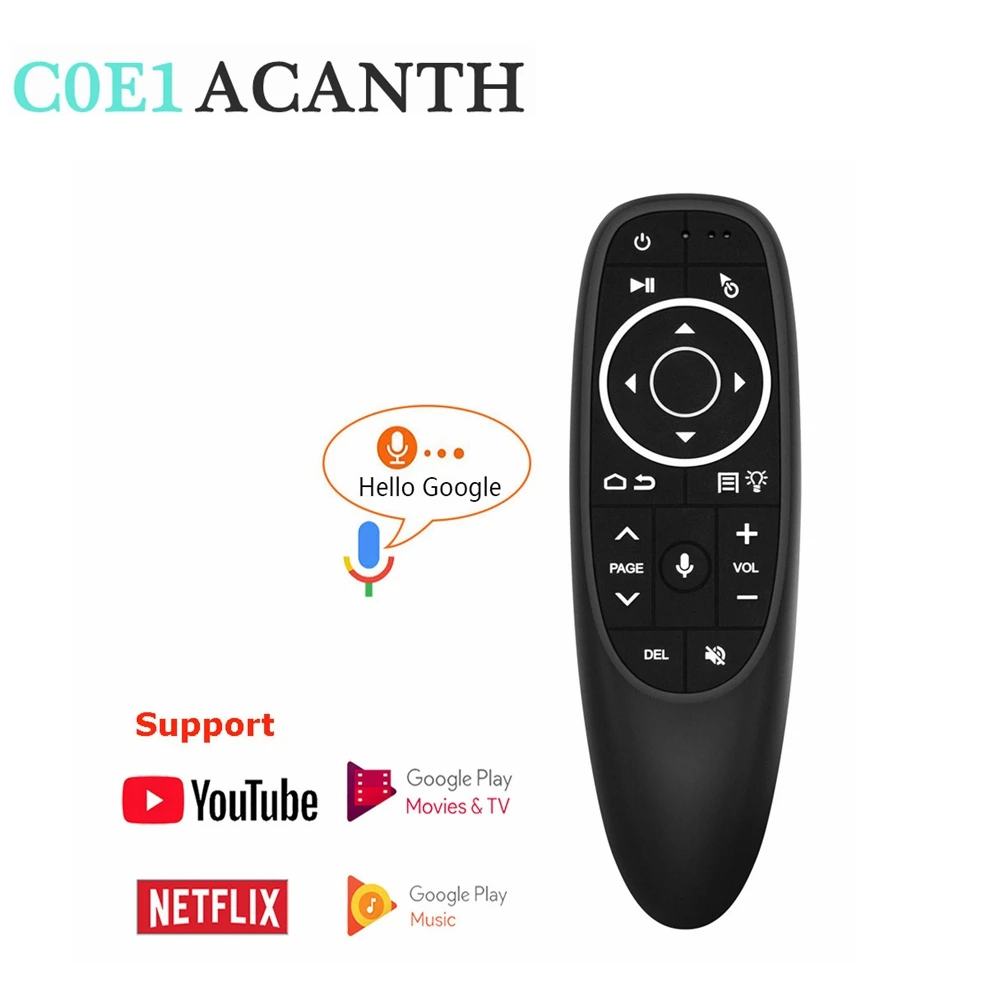 

Air Mouse G10 G10S Pro Voice Remote Control 2.4G Wireless Air Mouse Gyroscope IR Learning for Android tv box X96 mini h96 max