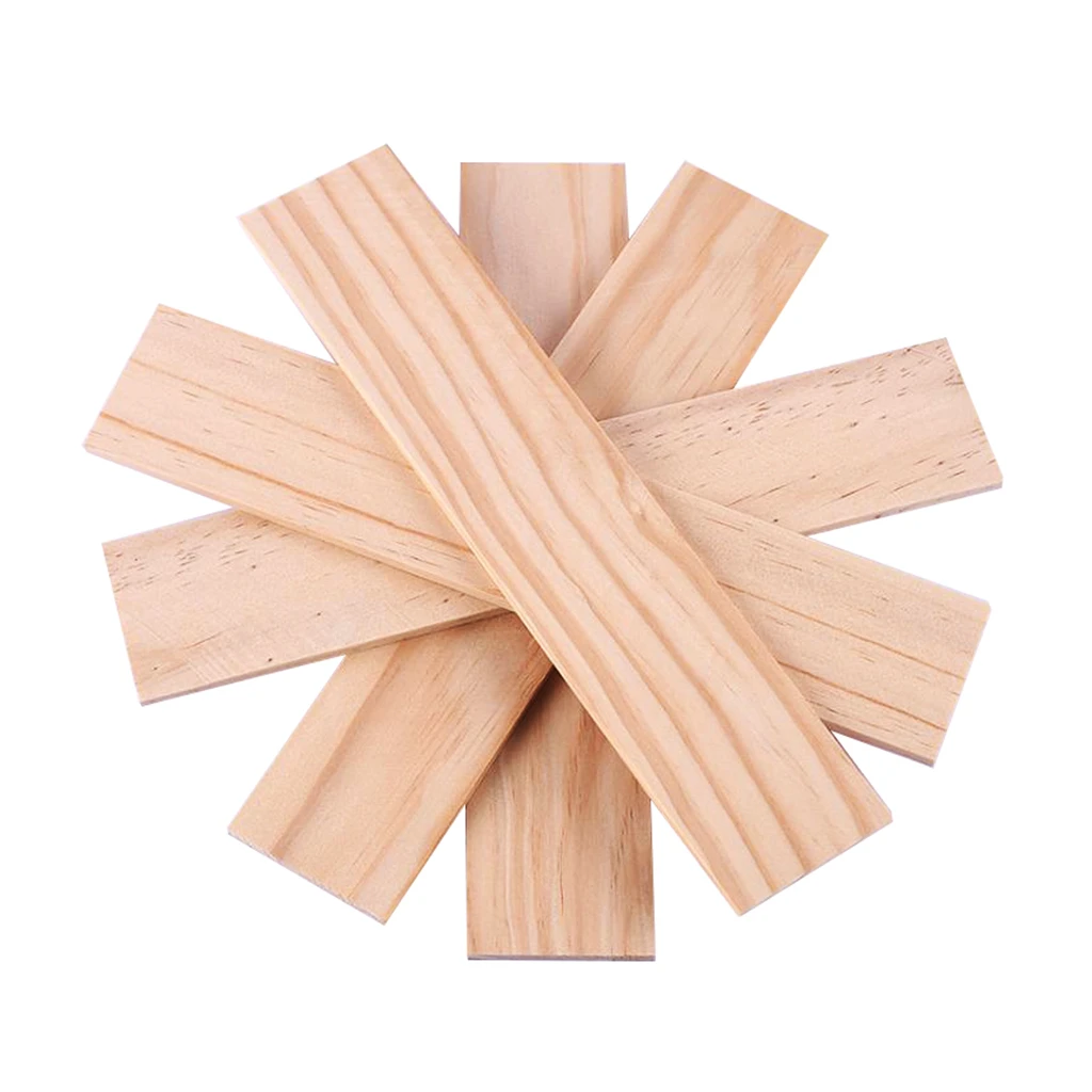 5x Natural Balsa Wood Strips 250mm Long 