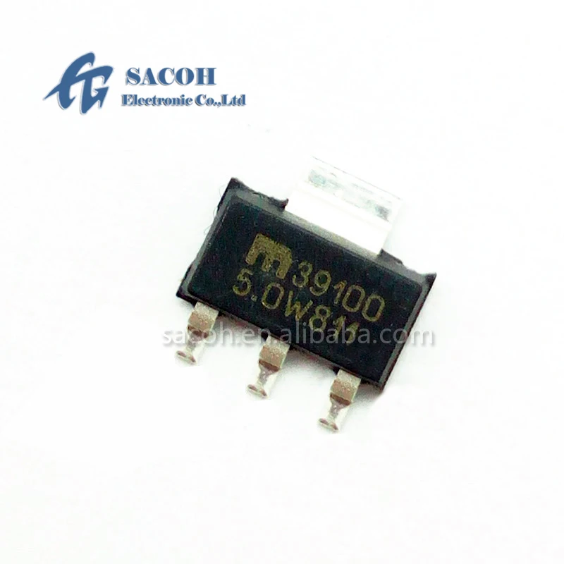 10 шт./лот Новый MIC39100-5.0WS MIC39100-5.0W 39100-5 0 Вт 39100 или MIC39100-1.8WS MIC39100-2.5WS регулятор MIC39100-3.3WS