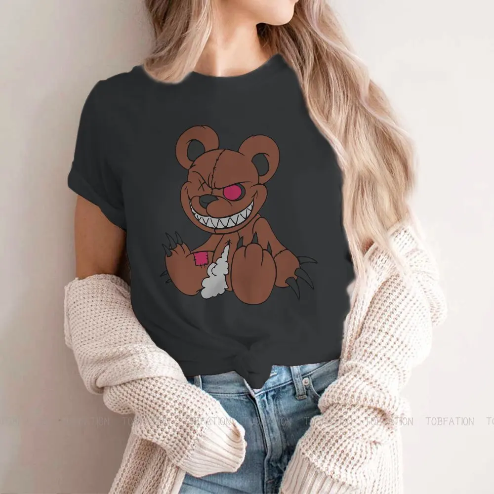 S M L XL 2x 3 Colors Horror Teddy Bear Shirt Ladies' Bear Tee Cartoon Women's Were Bear T-shirt Scary