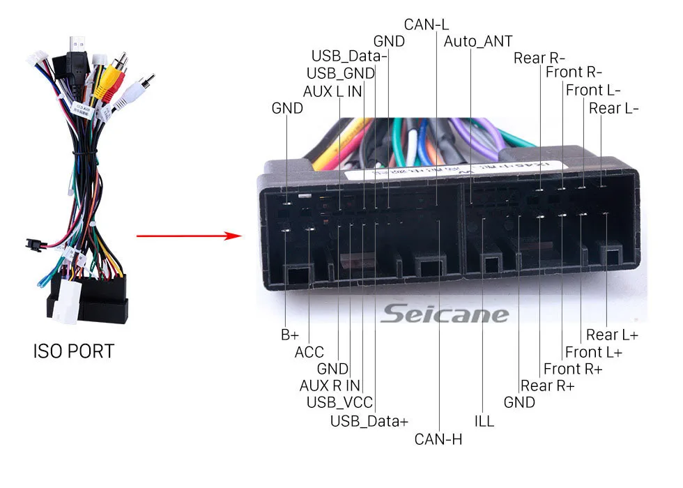 Best Seicane Android 9.0  Car Multimedia Player Bluetooth Wifi 4G GPS Navigation for 2013 2014 Hyundai Santa Fe IX45 Support DVR 18