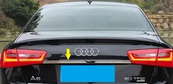 

S/Steel Rear trunk Lid trim Chrome Strip For Audi A6 C7 sedan 2012-2016