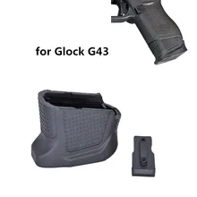 Glock 43 более журнал опорной плиты плюс удлинитель для детей в возрасте от 9 мм 6rd пистолет+ 2-круглый G43 на Ружейные аксессуары