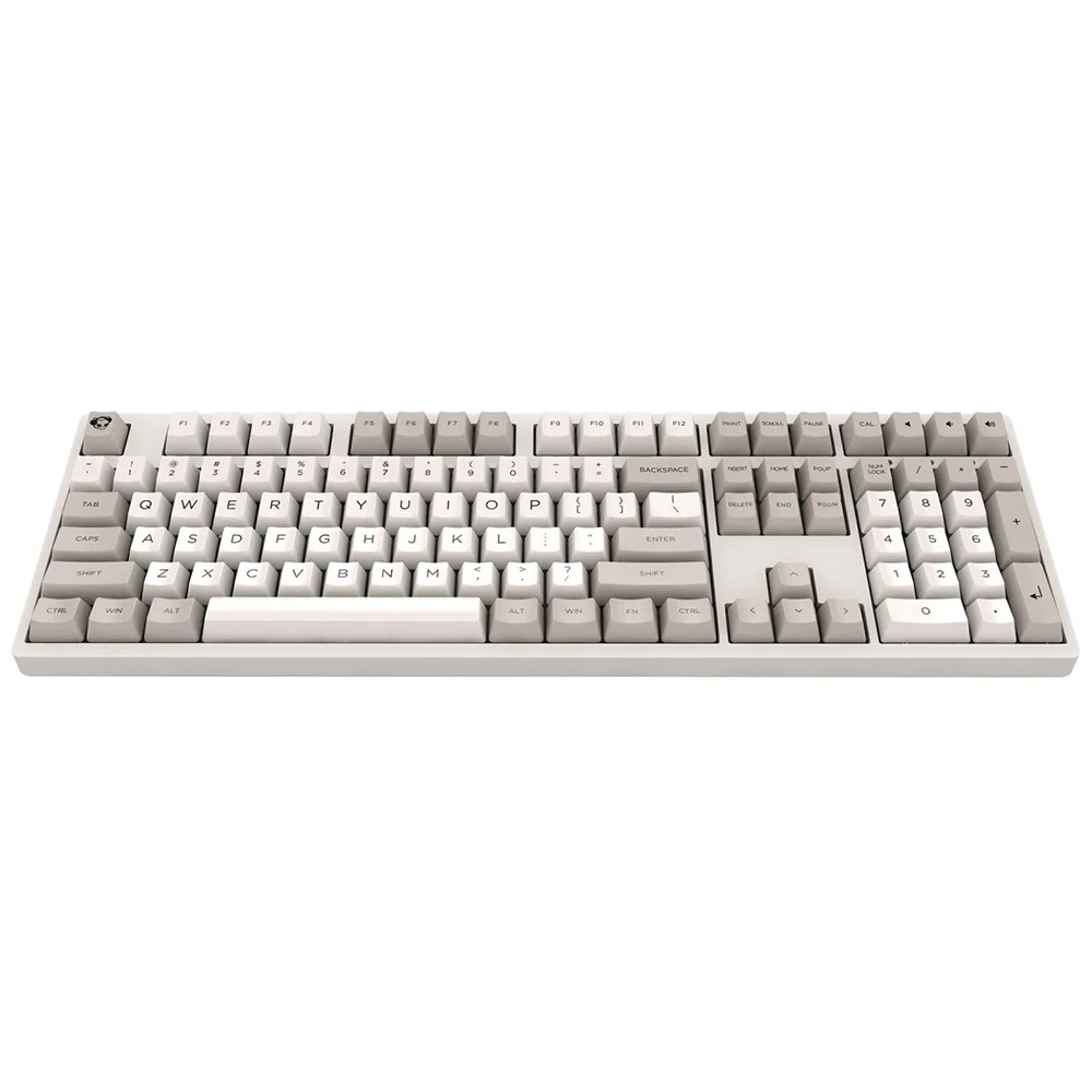 Механическая клавиатура AKKO, 3108 V2-9009, ретро, 108 ключ, проводная PBT Keycap, все ключи, анти-привидение, вишневый переключатель для игр