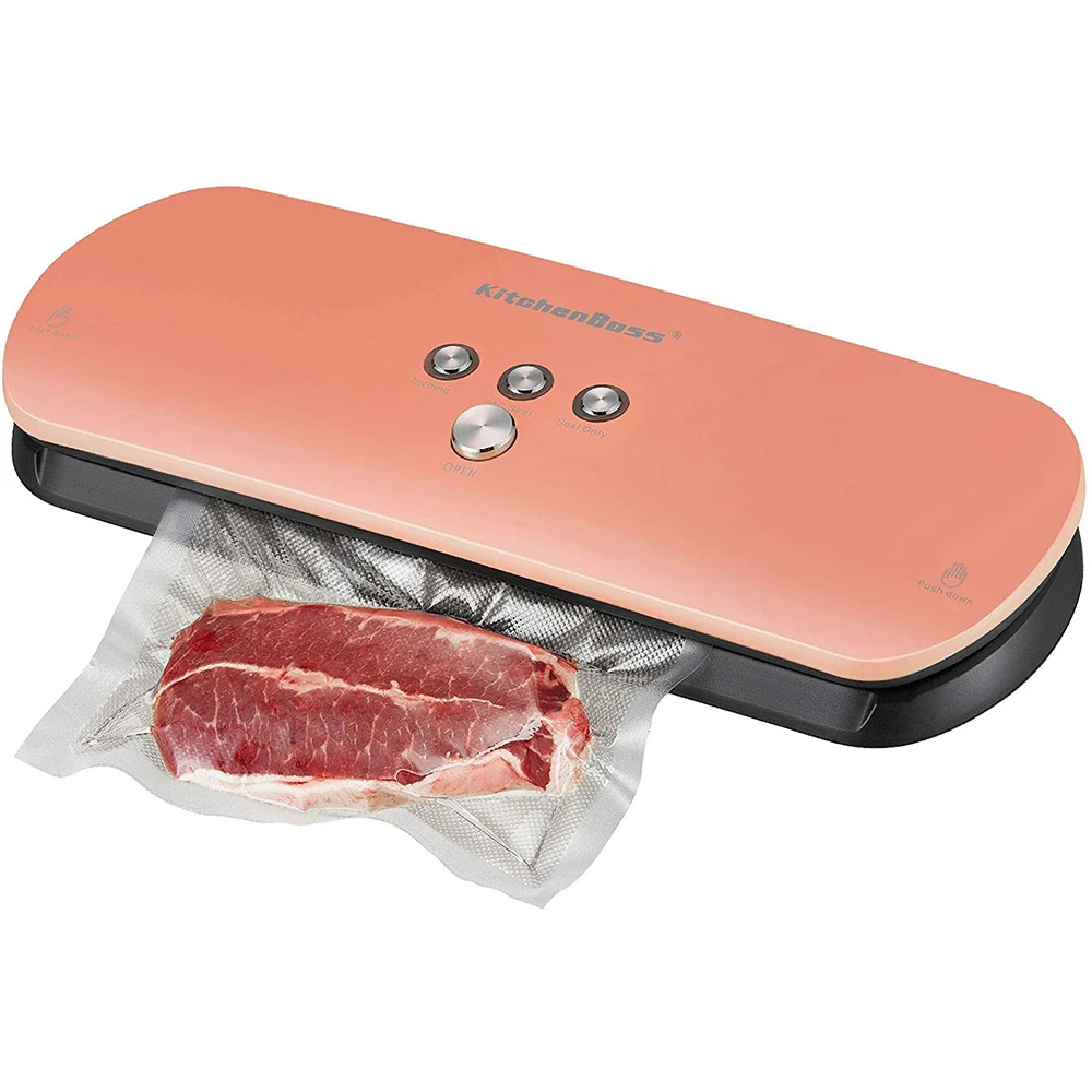 

KitchenBoss Food Vacuum Sealer Packaging Machine With 20pcs Bags Free Vacuum Food Sealing Machine Vacuum Sealer Packer