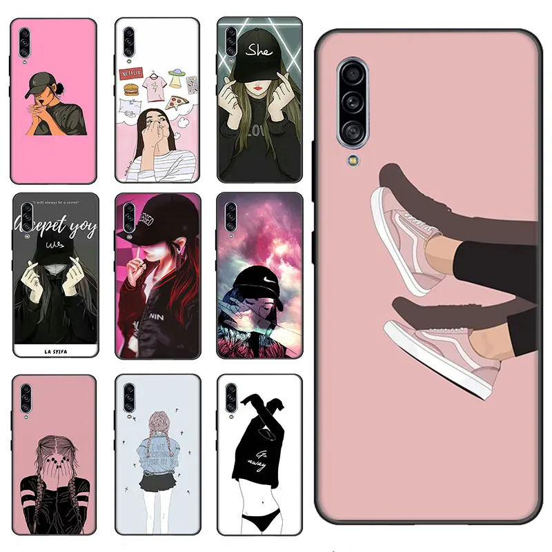 Модные комиксы для девочек новинка 2021 чехол телефона Samsung J4 J5 6 7 730 8 S6 S7 S8 мягкий