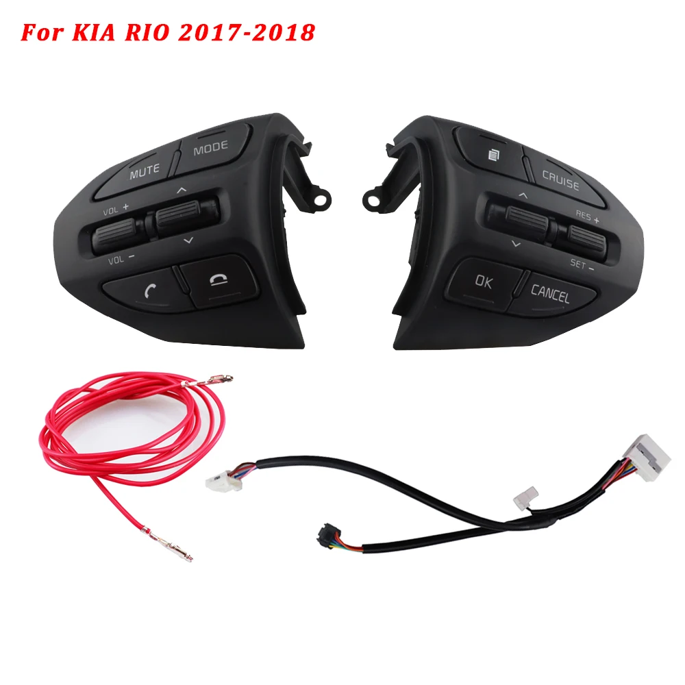 Для K2 круиз Управление кнопка для Kia RIO 4 X LINE 2017 2018 2019 Многофункциональная руль