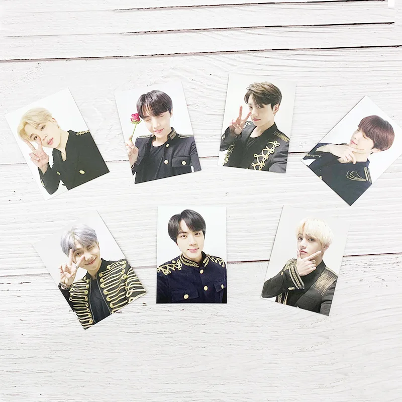 7 шт./компл. KPOP Bangtan Boys World Tour Love Yourself говорят сами финального концерта Фотокнига ЛОМО карта Цзиминь Юнга Кук(8*11 см