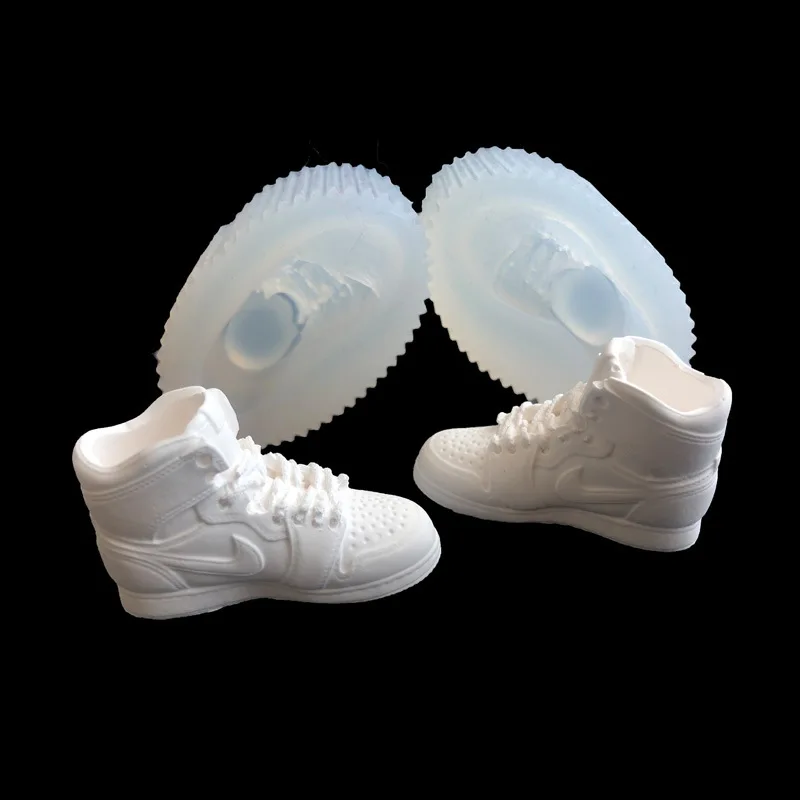 3D спортивная обувь Шоколадный силиконовые формы мусс помадка форма для льда шоколадные конфеты мыло формы для свечей украшение торта, выпечки Инструменты