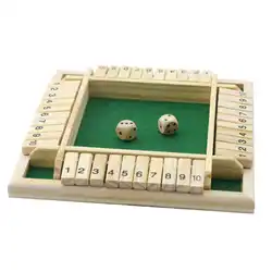 4 игрока цифровая головоломка настольная игра Shut The Box игровой набор количество питьевой игры для друзей/семьи