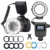 MAMEN Macro LED Ring Flashlight Speedlight Speedlite Для Canon Nikon Fujifilm Olympus Pentax DSLR Camera Photo Ring Light Kit