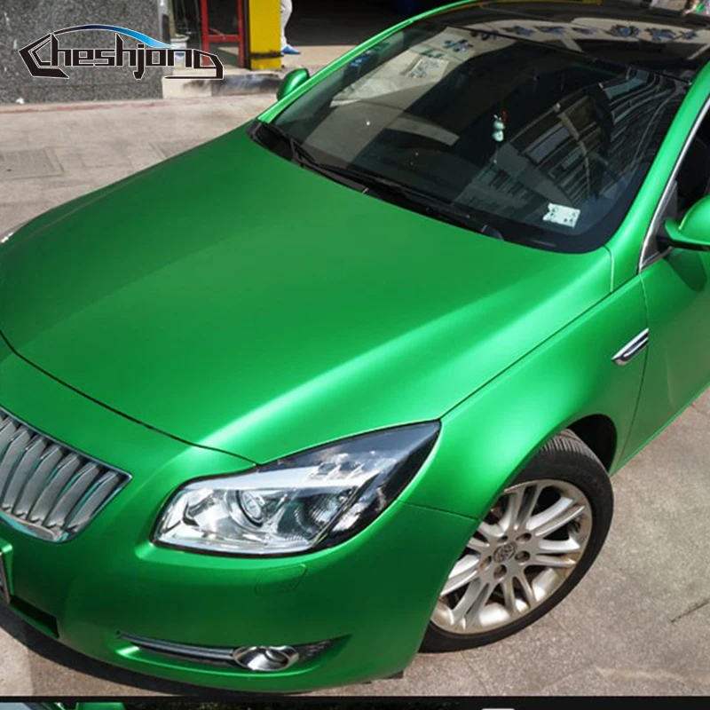 Apple-Green-Matte-chrome-Vinyl-Film-car-sticker-12