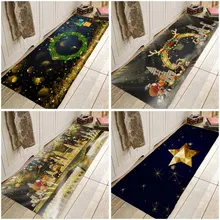 Рождественский коврик Рождественская елка коврики для прихожей Рождественская вечеринка коврики ковры для кухни Ванная комната Противоскользящие коврики