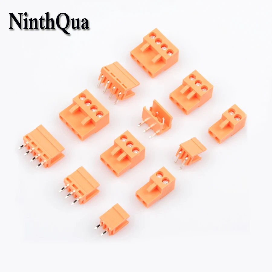 5 комплектов KF/MG HT3.96 3 96 мм PCB винтовой клеммный блок разъем штыревой под прямым