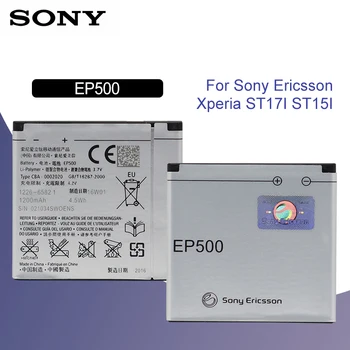 

SONY Original EP500 Phone Battery 1200mAh For SONY ST17I ST15I SK17I WT18I X8 U5I E15i wt18i wt19i Replacement Batteria + Tools