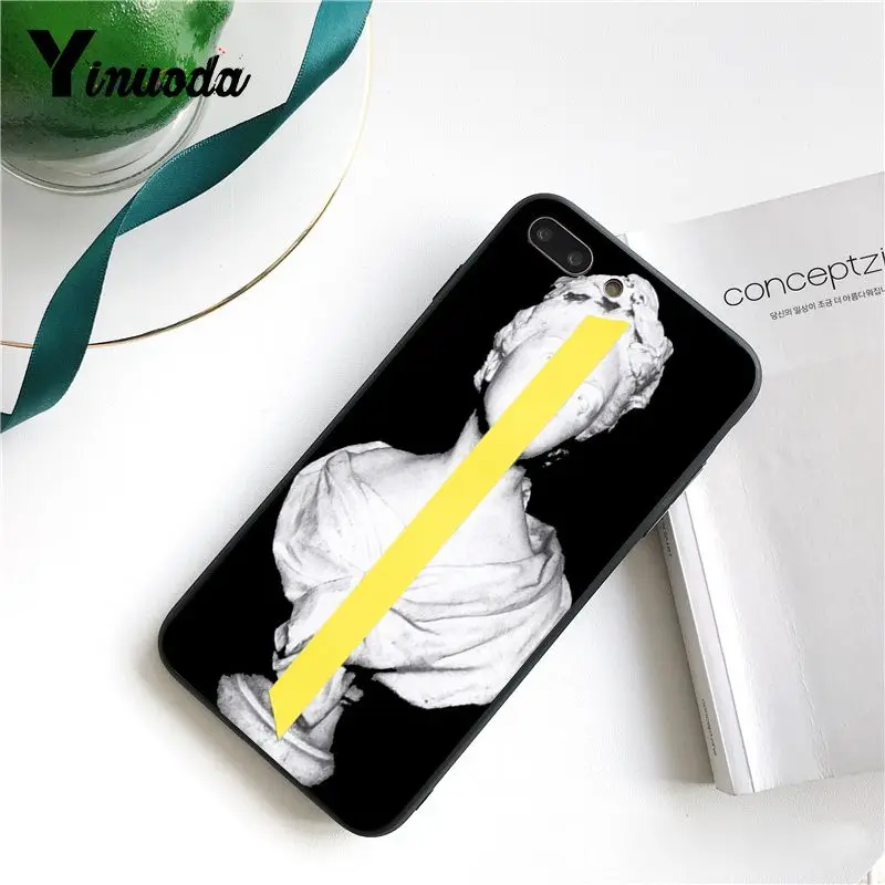 Art Statue Vintage Painted David Watercolor