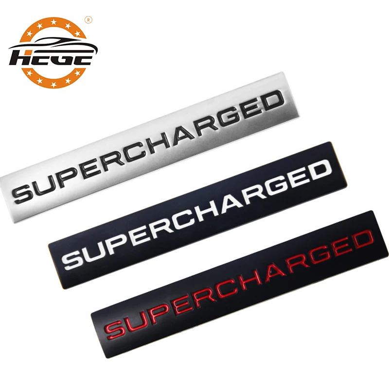 

Car 3D metal sticker for Land Rover Range Rover Sport supercharged car body door Trunk Emblems Badge styling stickers