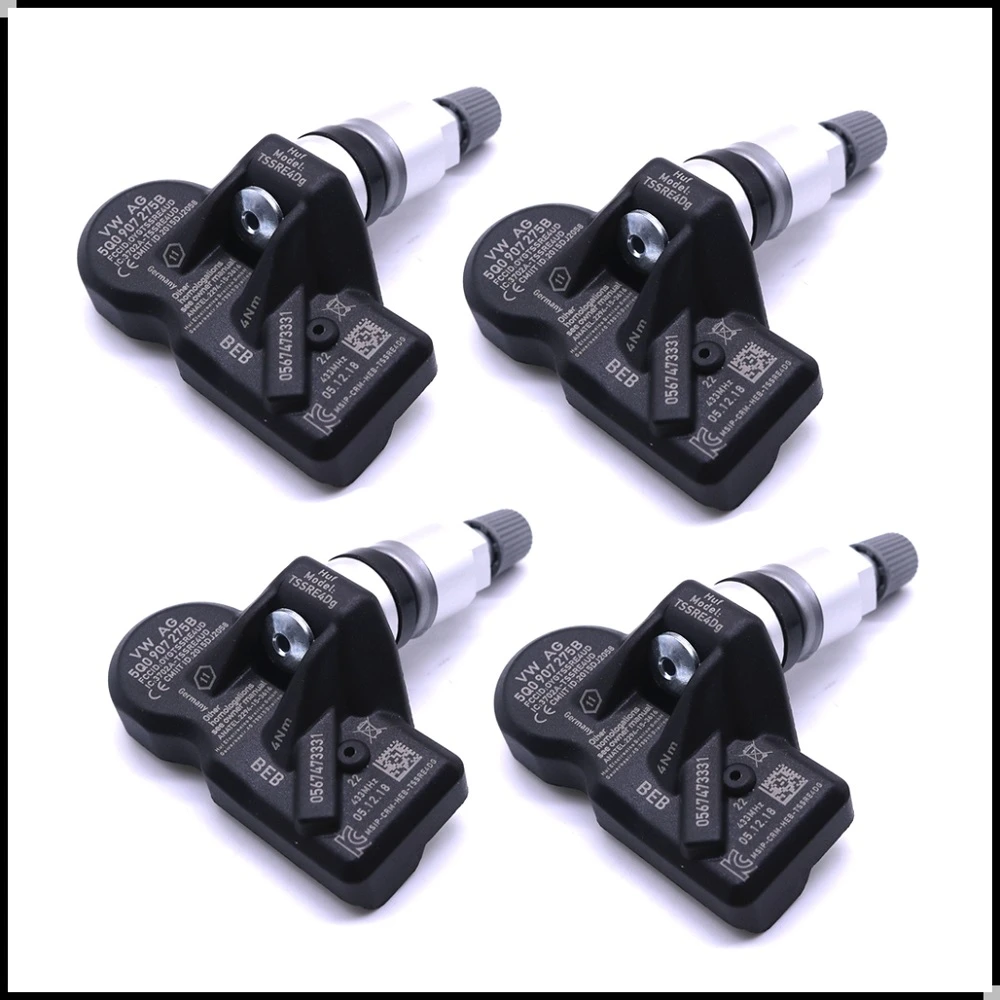 SENSOR de presión de aire para neumáticos de Volkswagen, Tiguan, Allspace, Audi, Skoda, 2019 TPMS, 5Q0907275, 5Q0907275B, 2024 433|Sistemas de control presión de neumáticos| - AliExpress