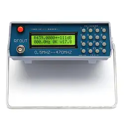 Бесплатная доставка 0,5 Mhz-470 Mhz Генератор радиочастотного сигнала метр тестер для fm-радио walkie-talkie отладочный цифровой CTCSS singal выход