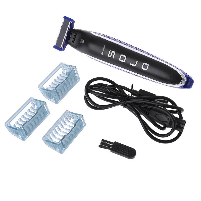 

2019 new USB Rechargeable Men Edges Razor Nose Hair Trimmer Multifunction Trims Full Kit
