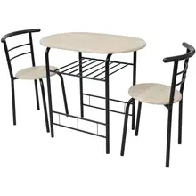 Набор мебели для столовой МДФ Дома прямоугольный стол и два стула домашняя пара гостиная двойной маленький обеденный стол и стулья