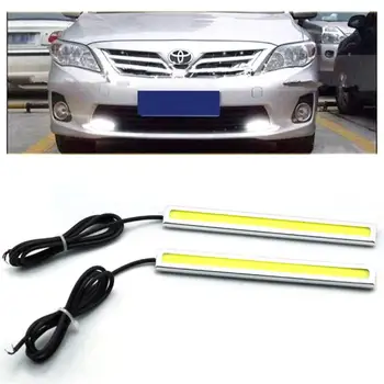 

2x Super Bright COB White Car LED Lights for DRL Fog Driving Lamp Waterproof