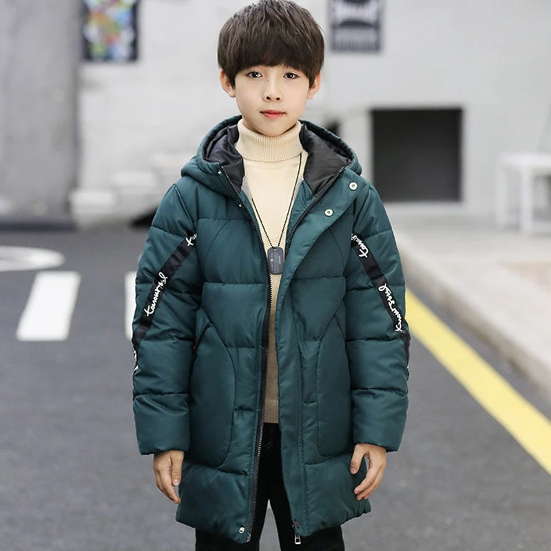 

-30 Degree Children Winter Down Jacket 2019 Boy Clothes Warm Winter Cotton Hooded Coat Waterproof Thicken Outerwear Kids Parka