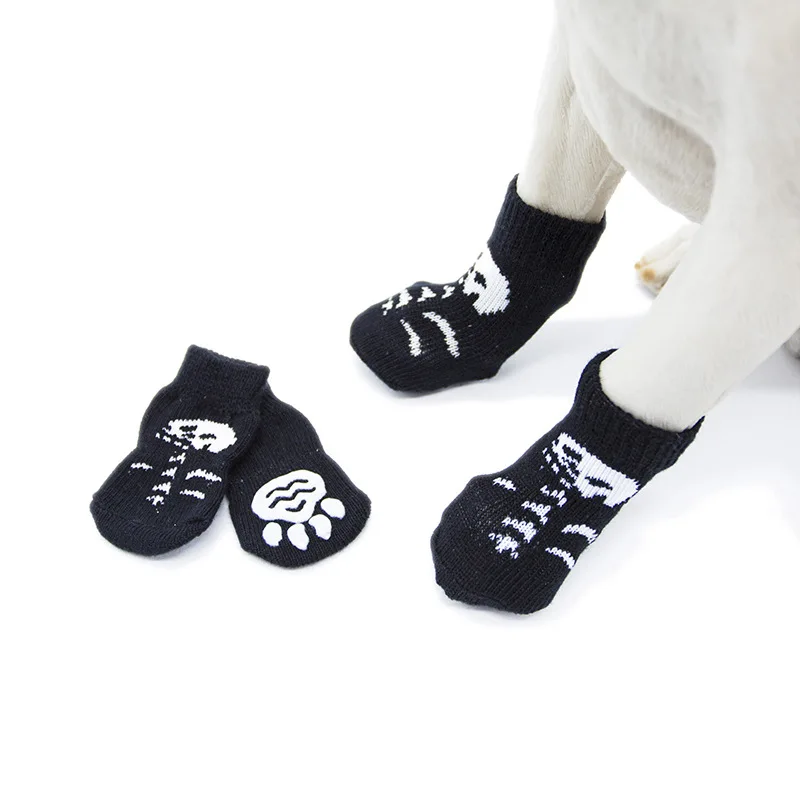 Anti-Slip Dog Socks for Hardwood Floors, Pet Paw Protection for Injured Paw, Indoor Wear