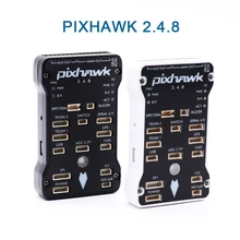 Pixhawk px4 pix 2.4.8 32 bit controlador de vôo + rgb + oled interruptor de segurança buzzer ppm i2c 4g sd