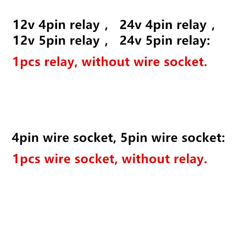 4pin 5pin 40A 12V 24V автомобильный масляный насос реле кондиционера Универсальное