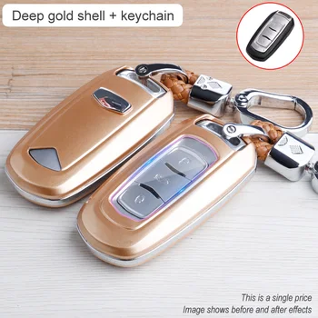 Carbon Fiber Car Smart Key Cover Case Fob For Geely Atlas Boyue NL3 EX7 Emgrand X7 SUV GT GC9 Borui Protect Shell Accessories - Carbon Fiber Car Smart Key Cover Case Fob For Geely Atlas Boyue NL3 EX7 Emgrand