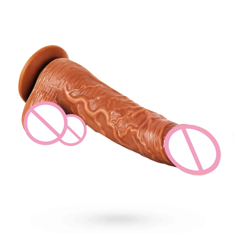 2019 New Sex Toys Huge Dildo Vibrator For Women Female Masturbator Heating Vibrating Penis Big Dick For Women Adult Sex Products