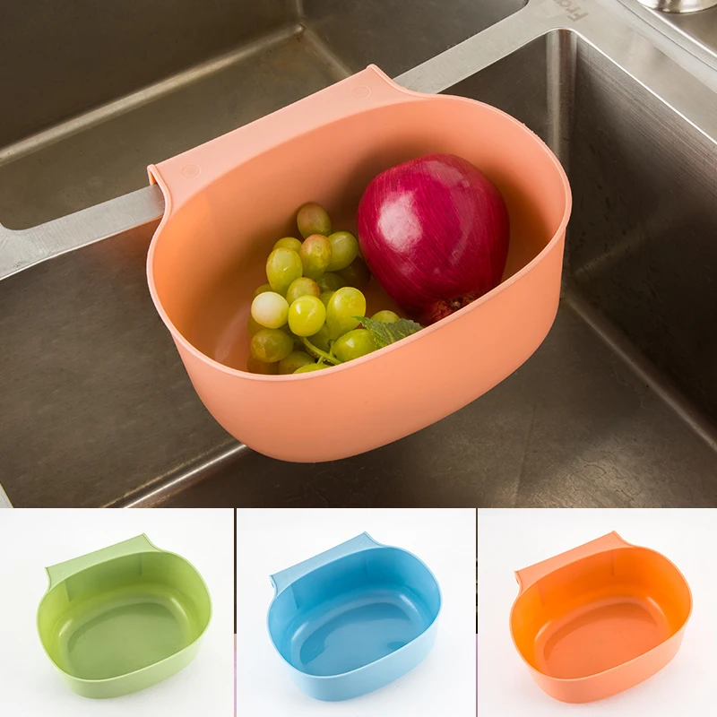 

Kitchen Basket Cabinet Door Hanging Trash Can Household Waste Bin Desktop Storage Barrel Trash Multifunctional Storage Holder