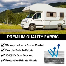 Aliexpress - RV Door Window Shade Privacy Window Covering Double Sided Reflective Insulation Shield UV Protection 16×25″ Door Window Cover