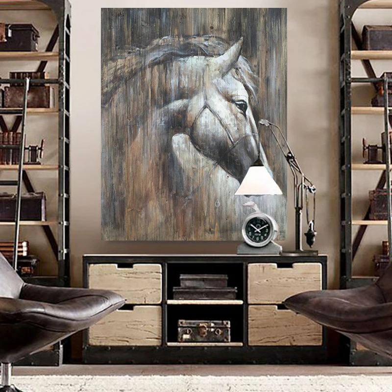 

paint by number art painting by numbers Animal horse European style decorative painting adult hand-painted decompression