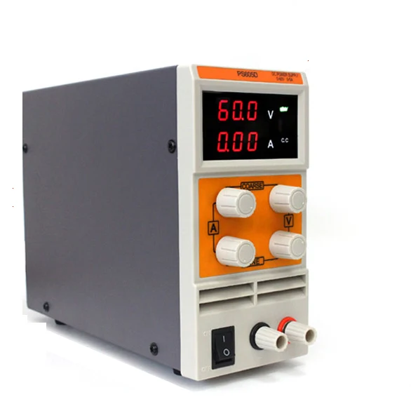 

KUAIQU PS605D 110V/220V Switching laboratory Digital Variable Adjustable DC power supply Adjustable mini DC Power Supply