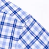 England Style Soft 100% Cotton Short Sleeve Shirts Single Patch Pocket Summer Casual Standard-fit Button-down Plaid Stripe Shirt ► Photo 3/6