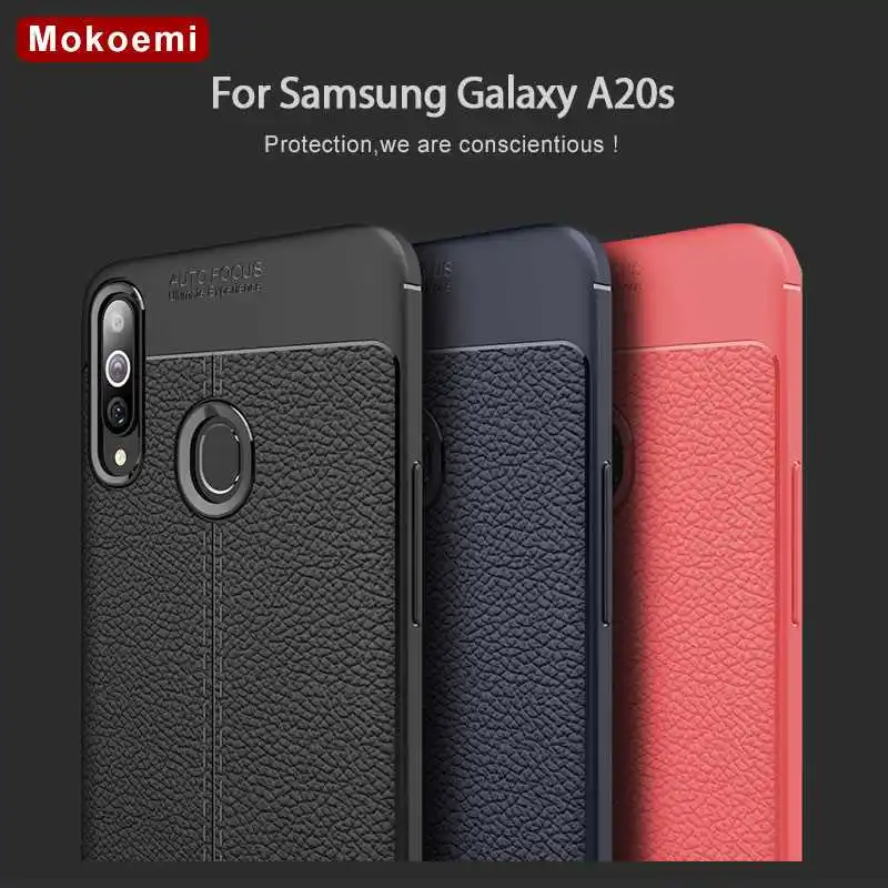 

Mokoemi Lichee Pattern Shock Proof Soft 6.5"For Samsung Galaxy A20s Case For Samsung Galaxy A20s Cell Phone Case Cover