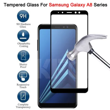 

99D Protective Glass On the For Samsung Galaxy A6 A8 J4 J6 Plus 2018 A5 A7 A9 J2 J8 2018 Tempered Glass Screen Protector Film