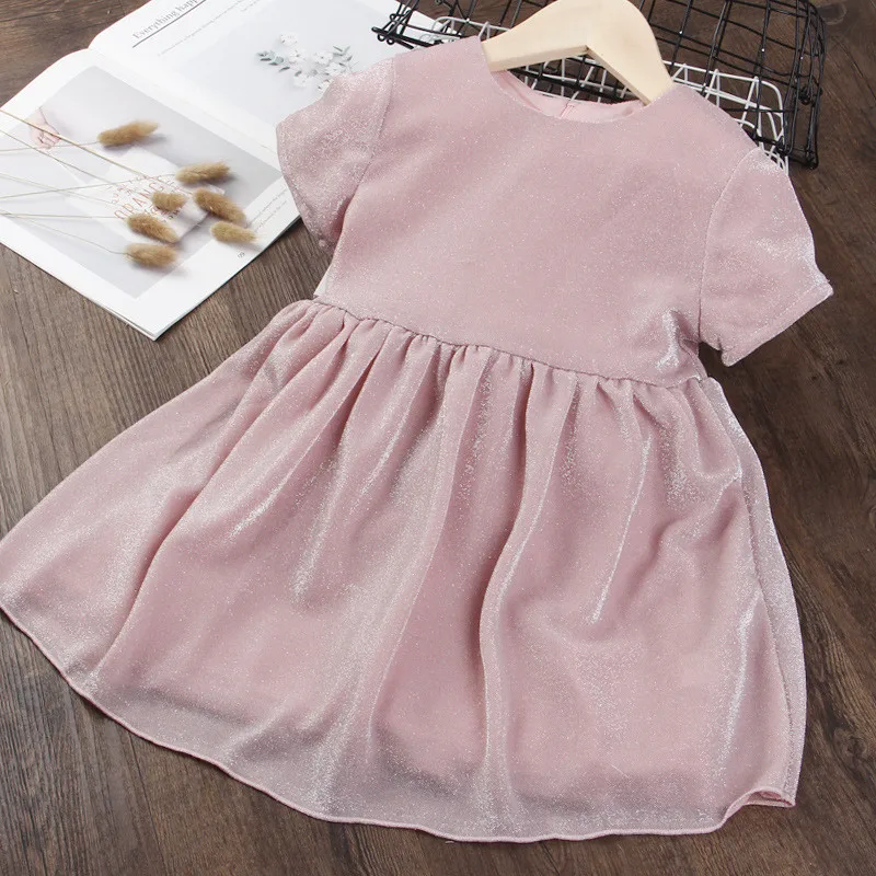 Осенне-зимнее платье для девочек; вуаль с блестками; платья для девочек; Элегантное повседневное платье принцессы для подростков; Повседневные детские платья для девочек