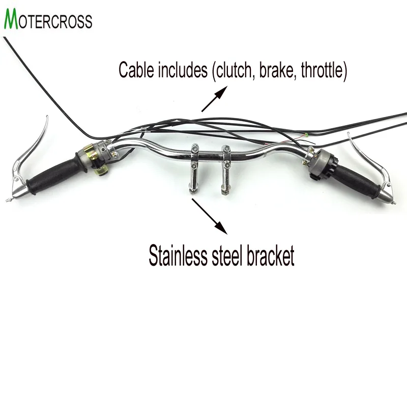 

CJK750 CJ750 Motorcycle Handlebar Assembly Handle bar Bracket Grip Lever Cable Ural R1 R71 M72 KC750 CJK750 Parts