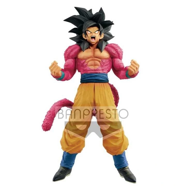 Оригинальная фигурка Dragon Ball Son Goku Super Saiyan 4 BPT 33 см качественная фигурка коллекционная игрушка на Рождество G077