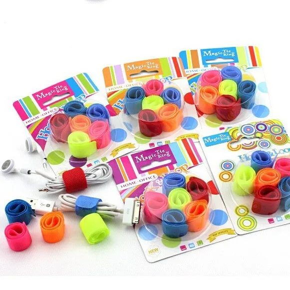 

Multi-functional zheng li dai Magic Storage zheng li dai Cable Organizer Velcro Cable Ties 6 PCs 13G