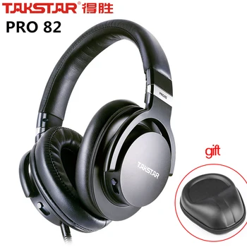 

Original Takstar PRO82 / Pro 82 Professional Monitor Headphones HIFI Headset for Stereo PC Recording and Game Bass Adjustable