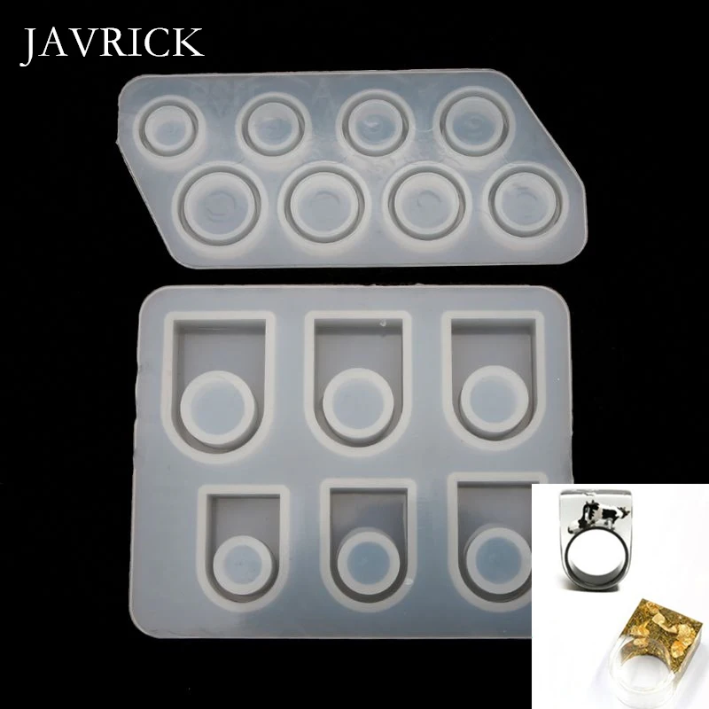 

2Pcs Handmade All Sizes US Size 5-12 Silicone Ring Resin Molds Kit Craft Tool DIY Ring Accessories Jewelry Making Tool
