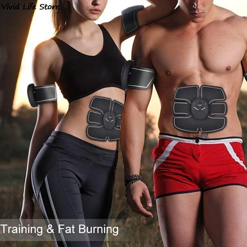 1PC EMS Smart Muscle Stimulator gym accessories muscle stimulator gel pad Abdominal Trainer Pad Trainer Buttocks Butt Lifting Slimming Massager Unisex