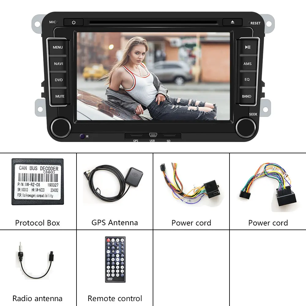 Camecho " 2 Din автомобильный DVD gps Автомобильный мультимедийный плеер для Volkswagen VW golf VI Skoda Fabia passat B7 octavia Canbus плеер аудио