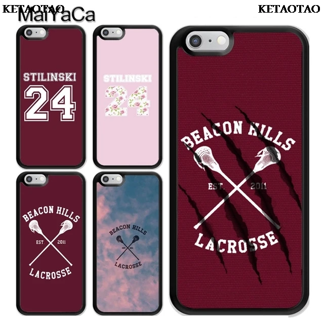 KETAOTAO прочный Чехол Teen Wolf Stilinski 24 черемушек Лакросс для iPhone 5S 6S 7 8 XR XS MAX Черная